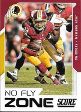 2017 Score Football NO FLY ZONE Insert Singles (U-PICK) Complete Your Set!