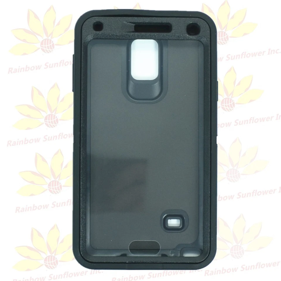 Defender Case Cover with Belt Clip For Samsung Galaxy Note 4 Black - Image 3 of 4