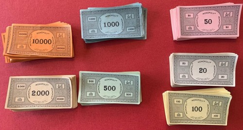 Monopoly Ersatzteile - alte DM Ausgaben PARKER - Geld Karten Figuren Häuser TOP - Bild 8 von 81