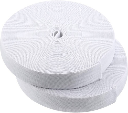 50m/10m rubber band, elastic, laundry rubber, trouser rubber white 2cm E30 NR - Picture 1 of 3