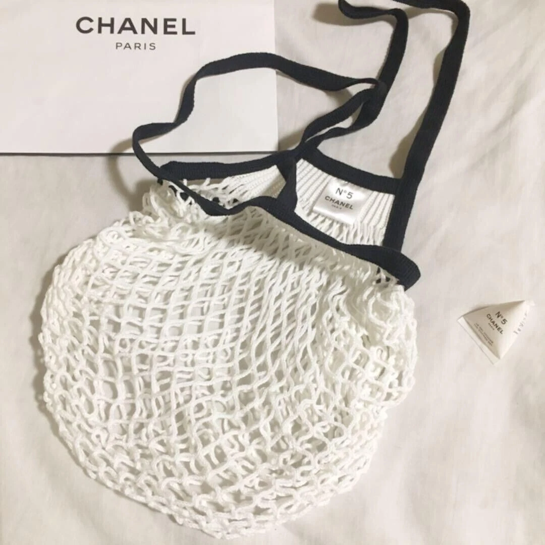 CHANEL, Bags, Chanel N5 The Beach Crochethand Bag Factory 5collection  Limited Edition