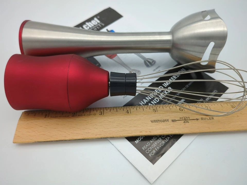 Repuesto Better Chef Varita y Batidor para Batidora de Inmersión Dual-Pro IM-807R Roja Foto 2 de 4