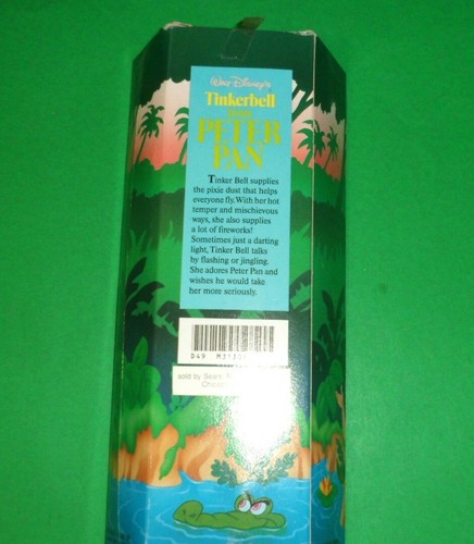 WALT DISNEY TINKERBELL FROM PETER PAN SEARS EXLCUSIVE 10" NIB 1970'S - Picture 5 of 6