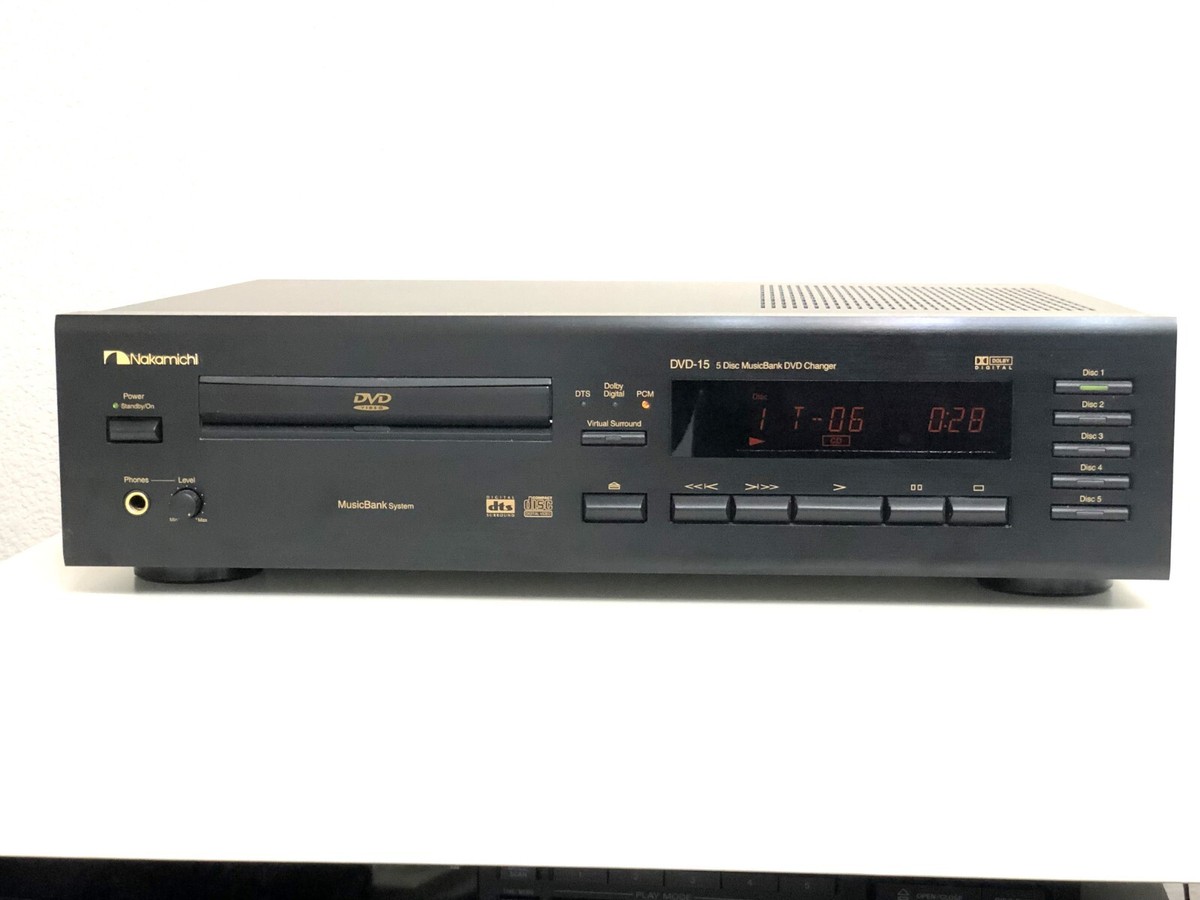 Nakamichi DVD-15 MusicbankDVDチェンジャー ナカミチ Nakamichi DVD-15 In Mint Condition with Original Box, Remote
