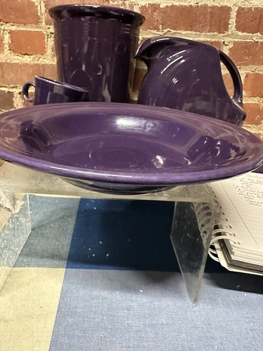 Fiesta RIM SOUP 9" - PLUM  retired color-  hard to find- first quality