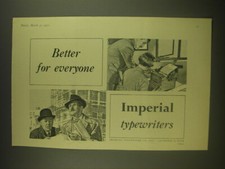 1955 Imperial Typewriters Ad - Better for everyone thumbnail