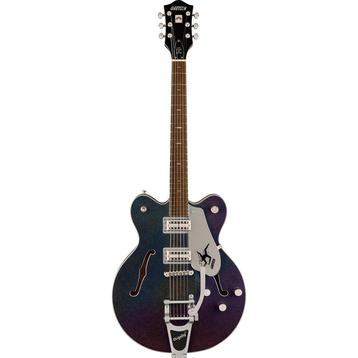 Электрогитара Gretsch Electromatic John Gourley Broadkaster, переливающегося черного цвета