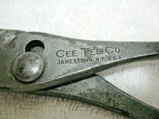 Vintage Collectible CEE TEE Co. 6-3/8" Slip Joint Pliers Made In The USA Shop RV