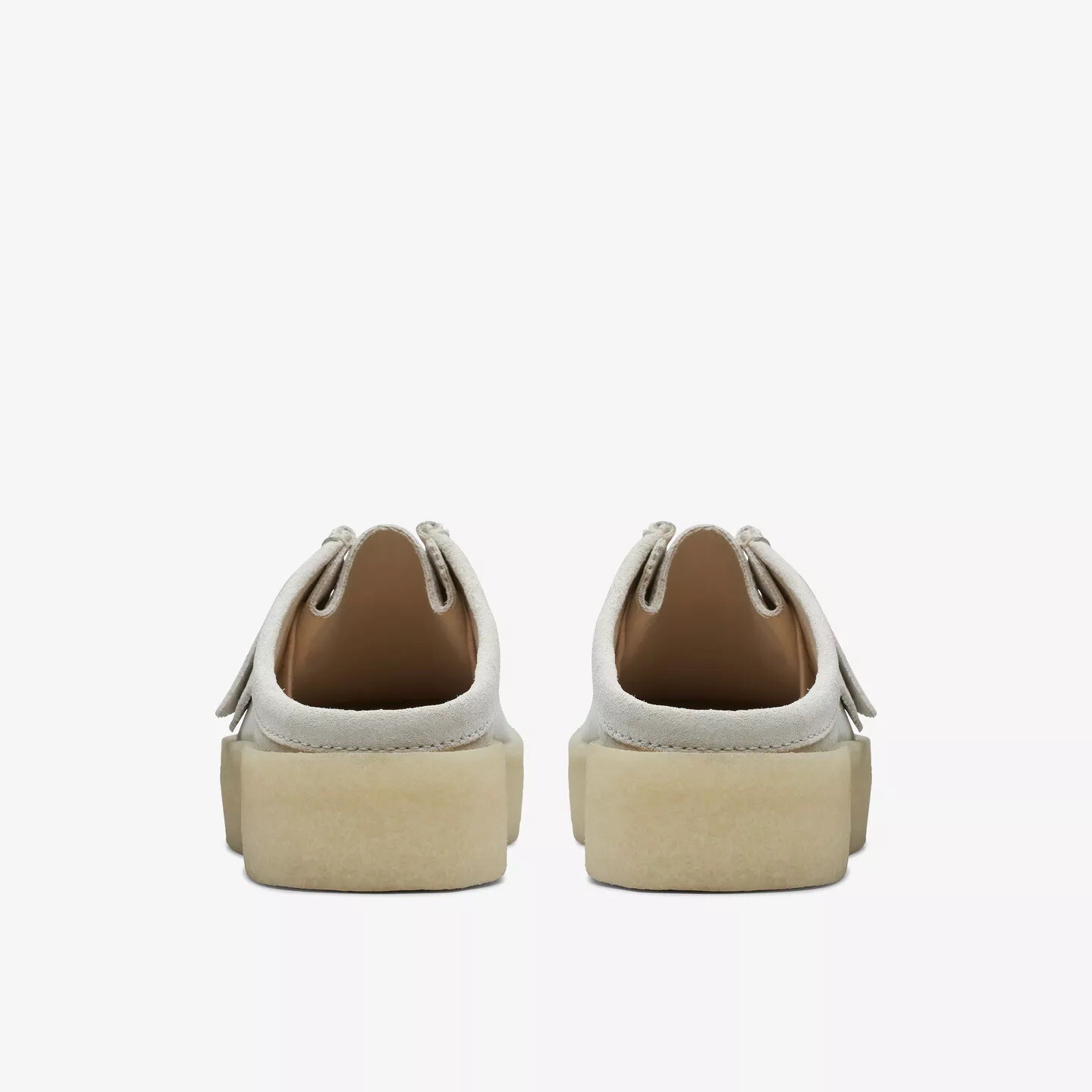 Clarks Originals BNIB Mens Shoes WALLABEE CUP LO Off White Suede UK 8 G RRP £130 image 5