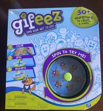 GIFEEZ Spin Your Art to Life! 30+ GIF ANIMATIONS CREATE MASTER Fun Top Open Box