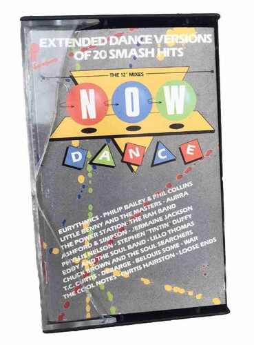 Now Dance: The 12" Mixes (Extended Dance Versions) 2x Cassette Tape Album 1985 1