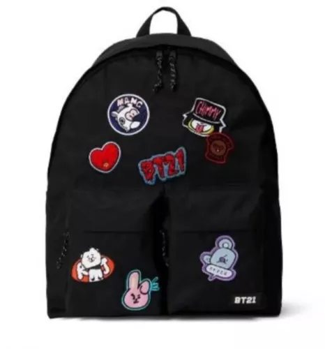 Mochila de bolsillo con escudo de corazón BT21 20 🙂