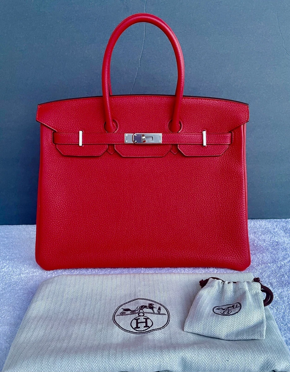 hermes bag red