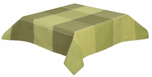 CHECK TABLECLOTH IN BROWN, GREEN, RED OR BLACK QUALITY EASY CARE, NON IRON - Picture 3 of 8