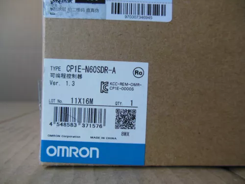 OMRON PLC CP1E-N60SDR-A FREE EXPEDITED SHIPPING NEW