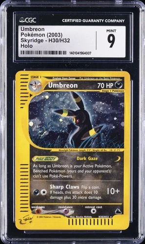 2003 SKYRIDGE #H30 UMBREON CGC 9