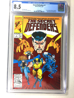GRADED The Secret Defenders #1 (March 1993) - CGC 8.5 Marvel Comics Wolverine