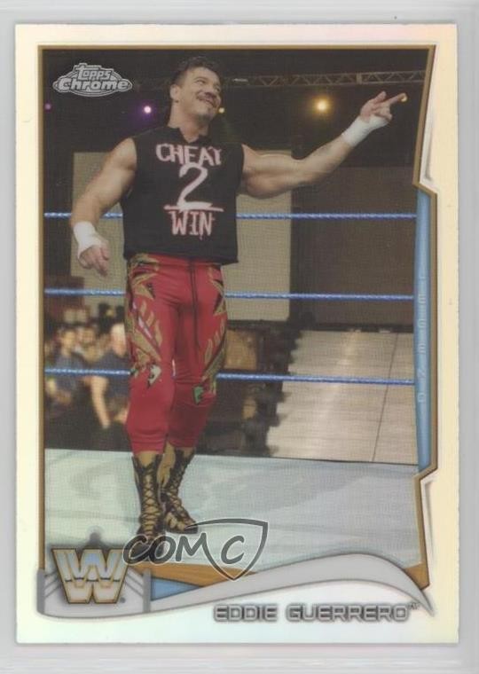 2014 Topps Chrome WWE Refractor Eddie Guerrero #100 0o5t