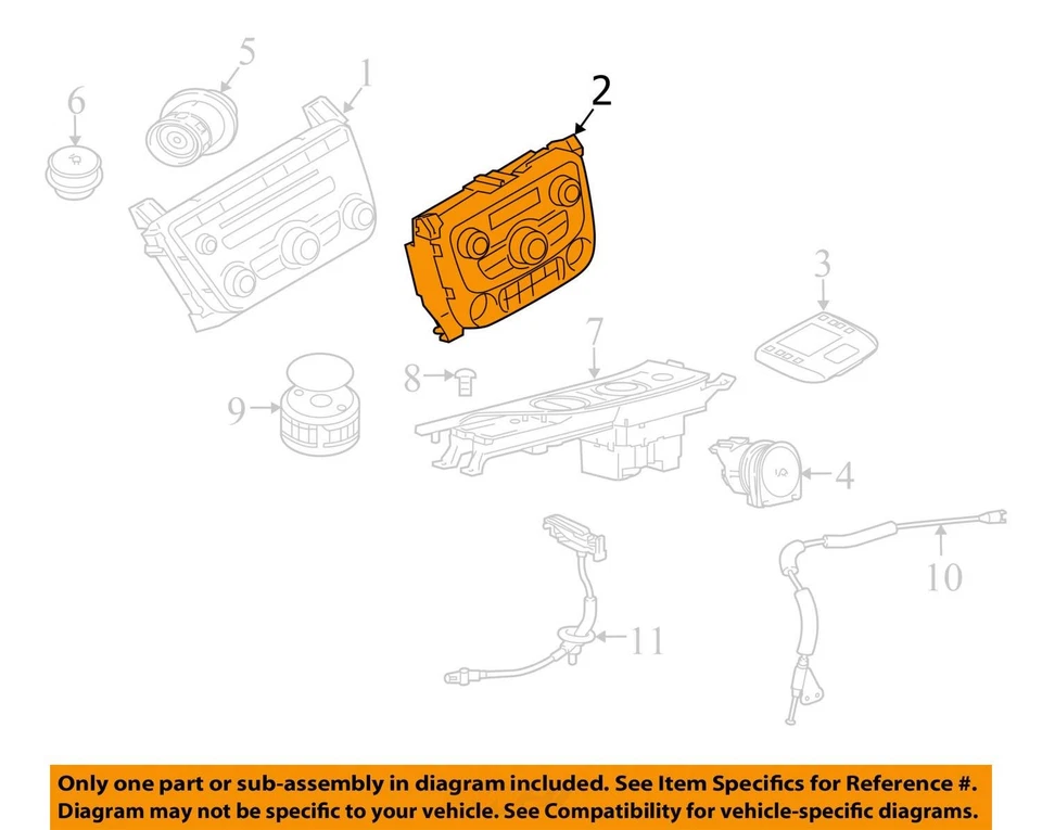 Temperature Control Heated Rear Seats Fits 10-15 JAGUAR XJ 764395 - Image 2 of 4