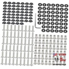 Aluminum Fender Washers M6 Engine Dress Up Bolts 54 Sets Engine Bay Dress Up
