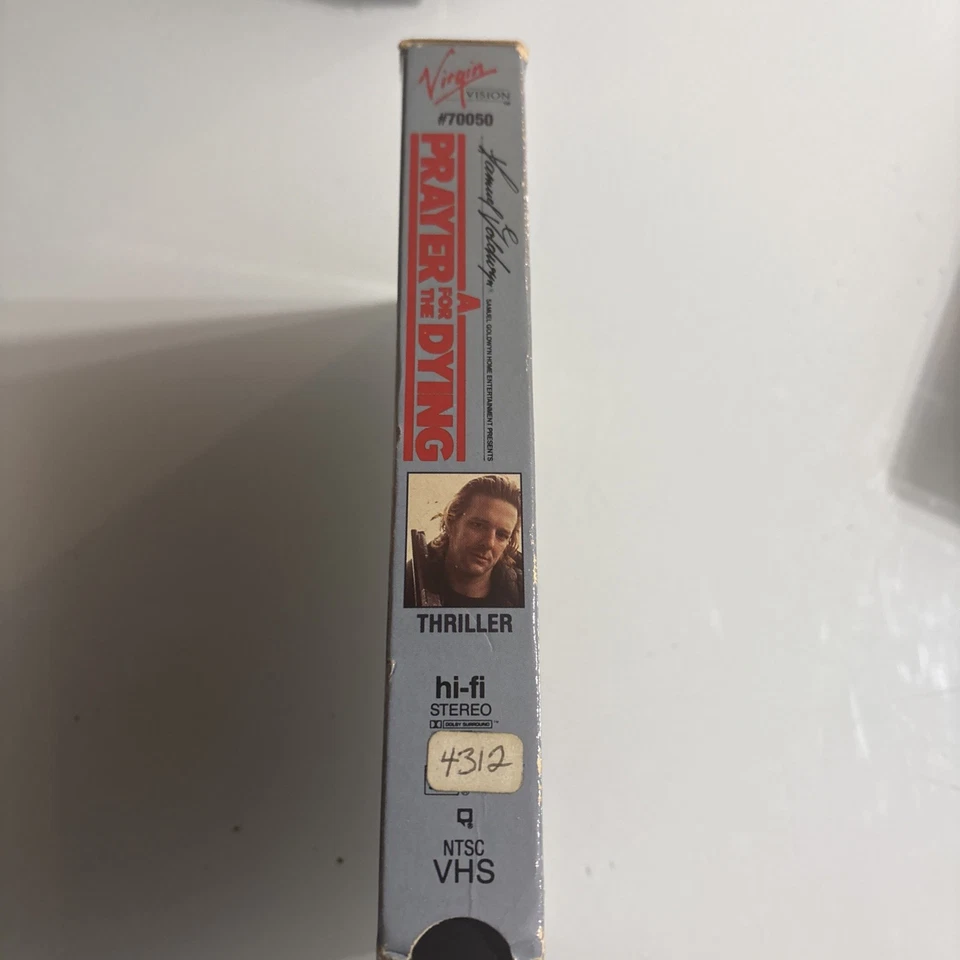 A Prayer For The Dying VHS Mickey Rourke + DVD Rape Marriage Rideout Case Foto 2 de 4