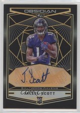 2018 Panini Obsidian Rookie Electric Etch Orange 47/50 Jaleel Scott Auto s3g