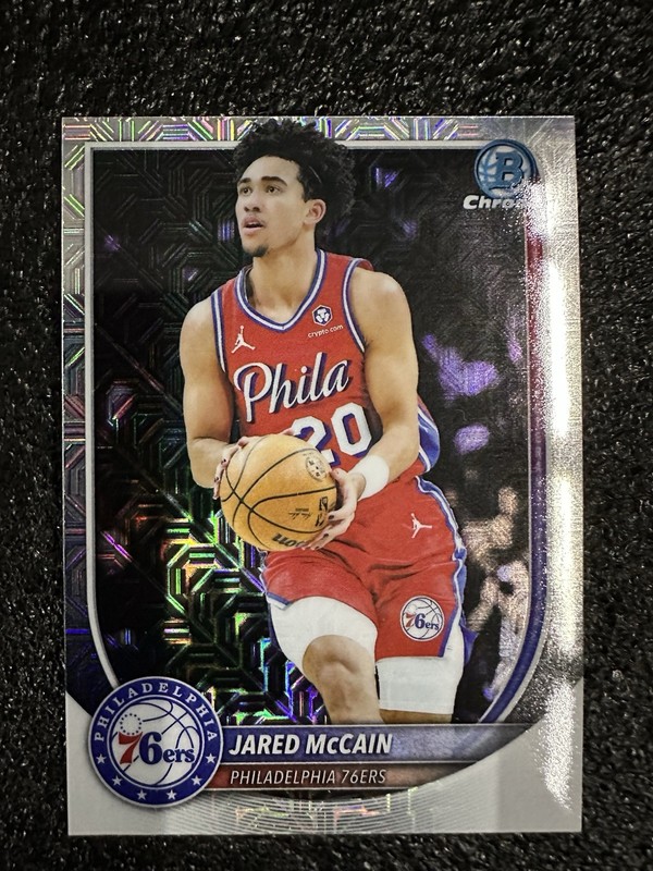 2025/26 Bowman Chrome Jared McCain Mojo Refractor #bcv-65