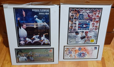 Detroit Tigers Cardinals New York Yankees Roger Clemens 300th Win w/stamp USPS 