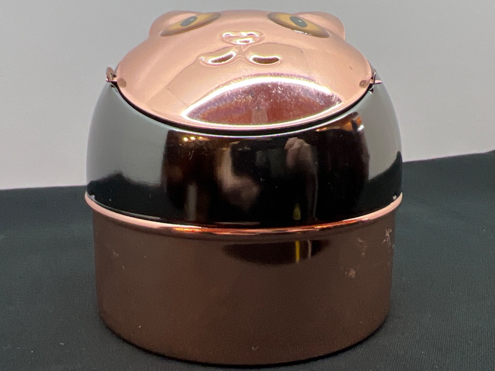 Cat-Shaped Copper Metal Decorative Storage Box Made In China