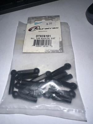 Duratrax DTXC6181 Ball Cup Set Black Evader St EVST  Vintage Truck