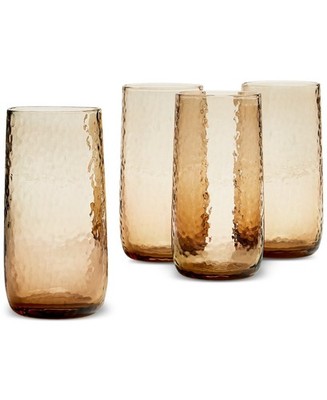 Oake Textured Highball Glasses, Set of 3
