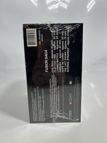 Dragon Ball Z FUSION Saga VHS Box Set UNCUT Rare Collectible DBZ Tapes Lot NEW - Picture 6 of 6