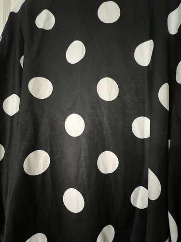 Neu mit Etikett Cider Damen Übergröße 4X schwarz weiß leichter Blazer Jacke gepunktet - Bild 15 von 16