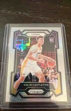 2023-24 Panini Prizm Colin Castleton #287 Prizms Silver RC Lakers