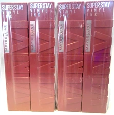 Maybelline Superstay Vinyl Ink Liquid Lipstick Awestruck #110 PACK of 4