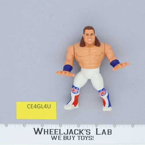 British Bulldog Davey Boy Smith Complete WWF WWE Wrestling 1991 Hasbro Action