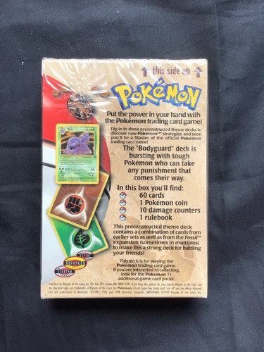 Pokemon Cards: Sealed Fossil Bodyguard Deck - Picture 2 of 2