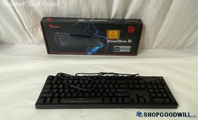 Tt eSPORTS Poseidon Z Blue Switch Illuminated Gaming Keyboard (KB-PIZ-KLBLUS-01)