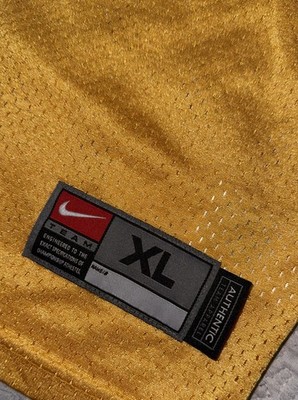 ユニフォーム 古着 90s Bukta バクタ UK製 黄色 Vネック 40 Vintage Nike Team USC Trojans #5 Reggie Bush Jersey Gold Size XL