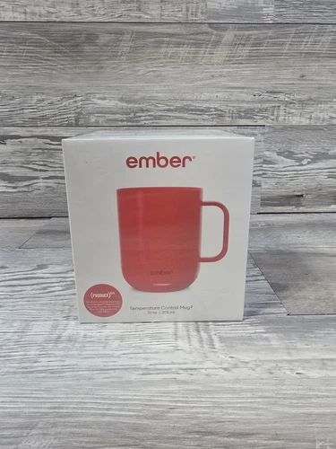 Ember 10 oz. Temperature Control Smart Mug 2 - Red - Fast Shipping - Sealed New