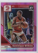 2024-25 Panini Donruss Optic Legends Pink Hyper Prizm Dominique Wilkins HOF 1d4