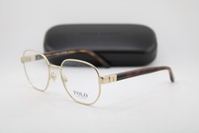NEW POLO RALPH LAUREN PH 1224 9211 GOLD HAVANA GUNMET AUTHENTIC EYEGLASSES 52-19