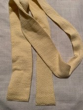 Tie Retro Knit Knitted 100 Cotton Made in the USA