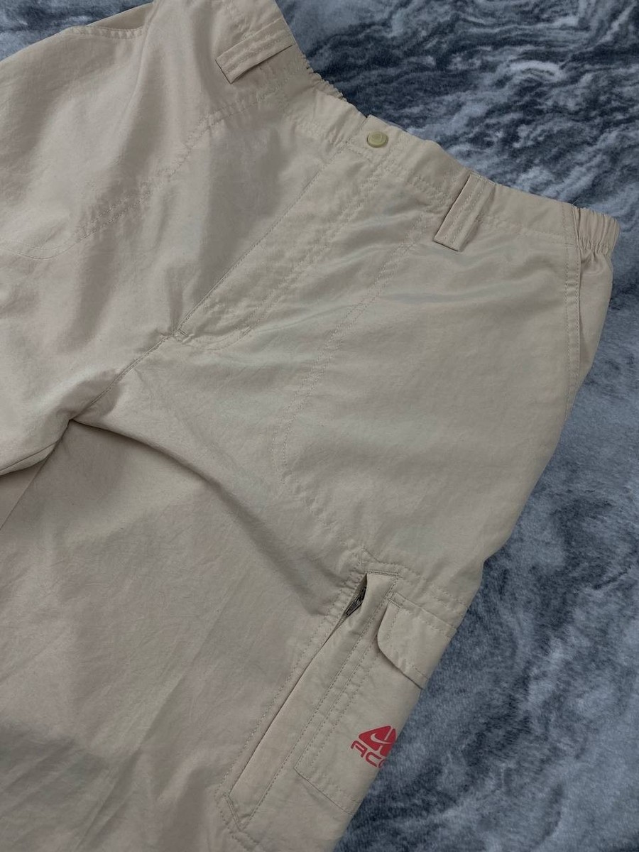 Vintage Nike ACG Cargo Baggy Pants Y2K Men Size L Beige | eBay