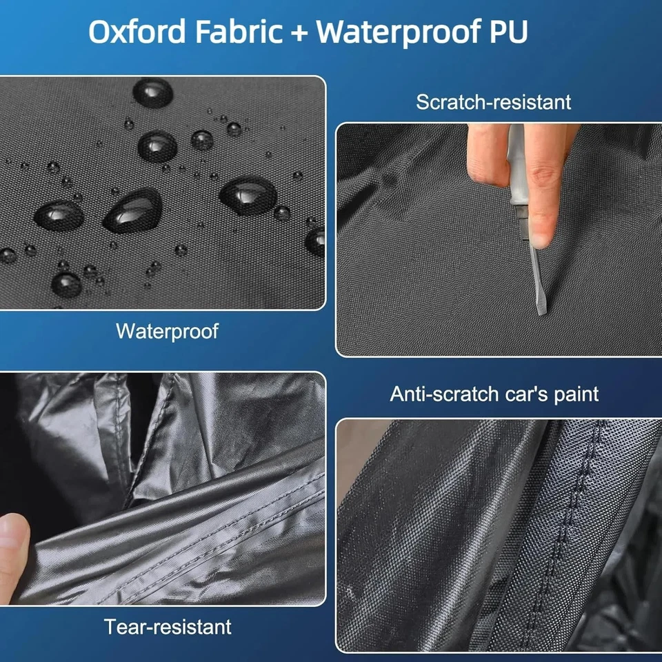 For Honda Passport 1994-2025 Waterproof Car Cover All Weather with Door Zipper Foto 3 de 4