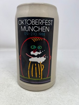  Oktoberfest Munchen 1988 Rastal 1L Beer Stein Mug Munich Germany T Piskorski 