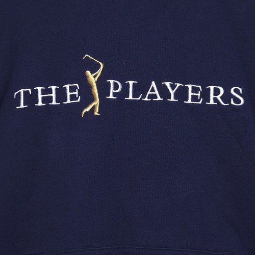 Barstool Golf The Players Hoodie Herren Large Navy Blau Pullover Sweatshirt Baumwolle - Bild 2 von 11