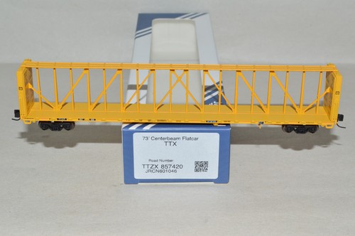 Tren remolque Jackson Railcar TTX TTZX escala N 73' viga central vagón plano 857420 | Condition: New