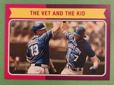 Bobby Witt Salvador Perez 2024 Topps Heritage Insert #CC-5 M Kansas City Royals