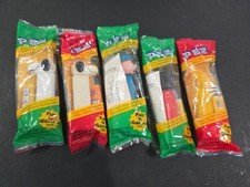 Vintage New Lot of 5 Peanuts Pez Dispensers